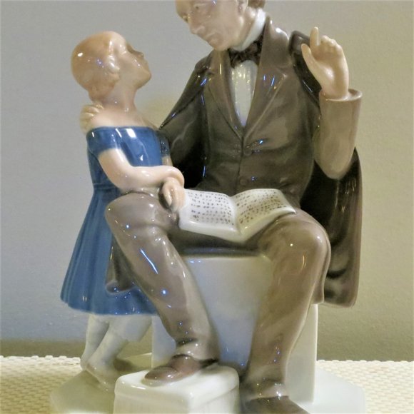 Vintage Porcelain Figurine B&G Bing & Grondahl Hans Christian Andersen Denmark - Picture 2 of 8